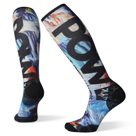 Sosete Smartwool Ski Zero Cushion Pow Print Otc   Sosete Smartwool Ski Zero Cushion Pow Print Otc