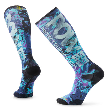 Sosete Smartwool Ski Zero Cushion Pow Print Otc   Sosete Smartwool Ski Zero Cushion Pow Print Otc