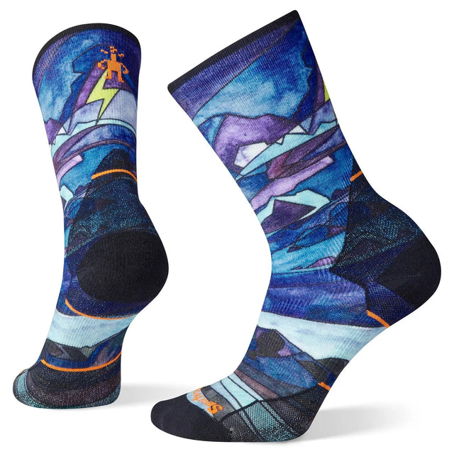 Sosete Smartwool W Athlete Edition Run Print Crew   Sosete Smartwool W Athlete Edition Run Print Crew