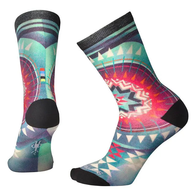 Sosete Smartwool W Fiery Print Crew   Sosete Smartwool W Fiery Print Crew