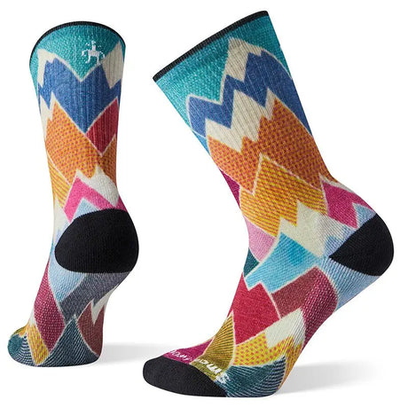 Sosete Smartwool W Hike Light Mountain Print Crew   Sosete Smartwool W Hike Light Mountain Print Crew