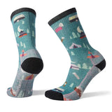 Sosete Smartwool W Hike Light Summer Night Print Crew   Sosete Smartwool W Hike Light Summer Night Print Crew