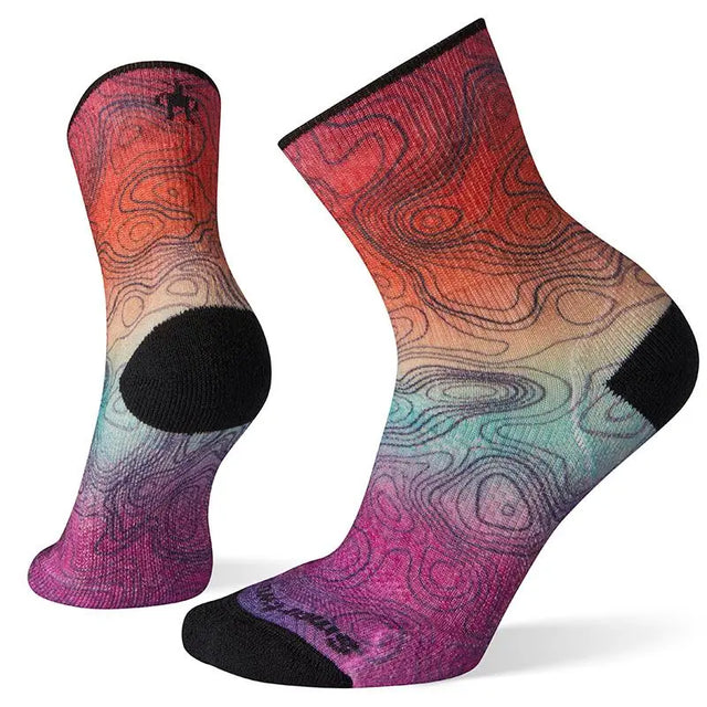 Sosete Smartwool W Phd Outdoor Light Print Mid Crew   Sosete Smartwool W Phd Outdoor Light Print Mid Crew