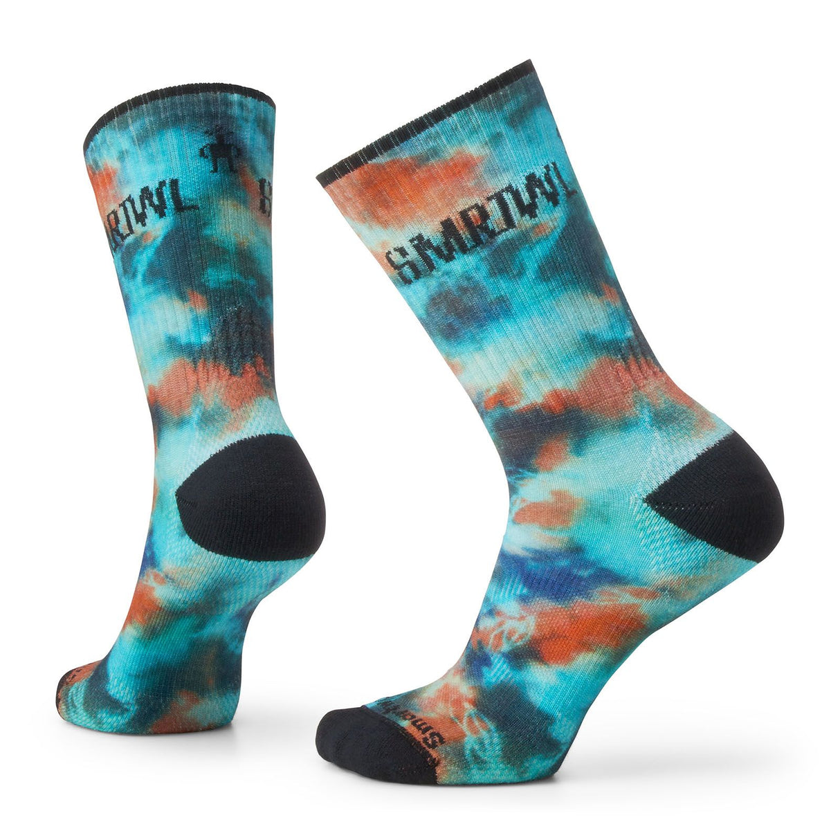 Sosete Unisex Smartwool Athletic Far Out Tie Dye Print Crew