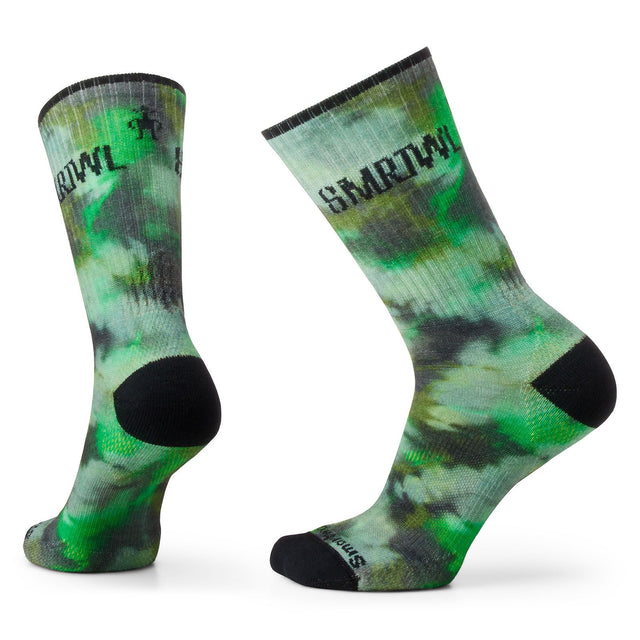 Sosete Unisex Smartwool Athletic Far Out Tie Dye Print Crew   Sosete Unisex Smartwool Athletic Far Out Tie Dye Print Crew