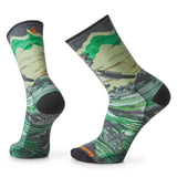 Sosete Unisex Smartwool Bike Zero Cushion Wolf Print Crew