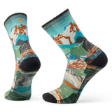 Sosete Unisex Smartwool Hike Light Cushion Alpine Trail Print Crew   Sosete Unisex Smartwool Hike Light Cushion Alpine Trail Print Crew