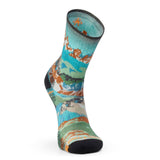 Sosete Unisex Smartwool Hike Light Cushion Alpine Trail Print Crew   Sosete Unisex Smartwool Hike Light Cushion Alpine Trail Print Crew