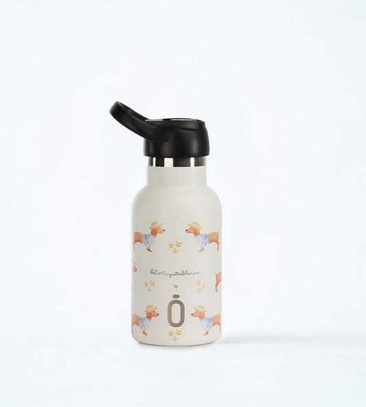 Sticla Termos Runbott 350ml La Tortuguita Blanca - Dogs Tapon Sport   Sticla Termos Runbott 350ml La Tortuguita Blanca - Dogs Tapon Sport