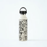 Sticla Termos Runbott Carme Sala - Doodle Cream 600ml   Sticla Termos Runbott Carme Sala - Doodle Cream 600ml