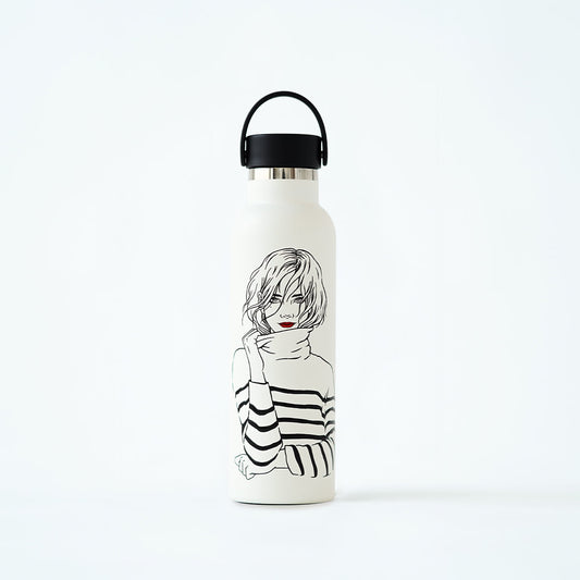 Sticla Termos Runbott Sara Herranz - Invierno 600ml Nata   Sticla Termos Runbott Sara Herranz - Invierno 600ml Nata