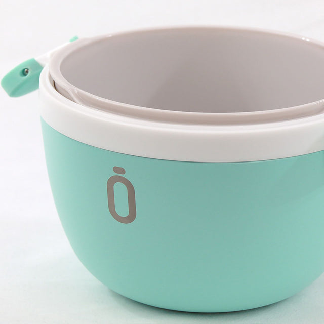 Termos Mancare Runbott Lunch Insulated Container 560ml White/mint   Termos Mancare Runbott Lunch Insulated Container 560ml White/mint