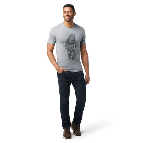 Tricou Barbati Smartwool M Always Explore Short Sleeve Graphic Slim Fit   Tricou Barbati Smartwool M Always Explore Short Sleeve Graphic Slim Fit