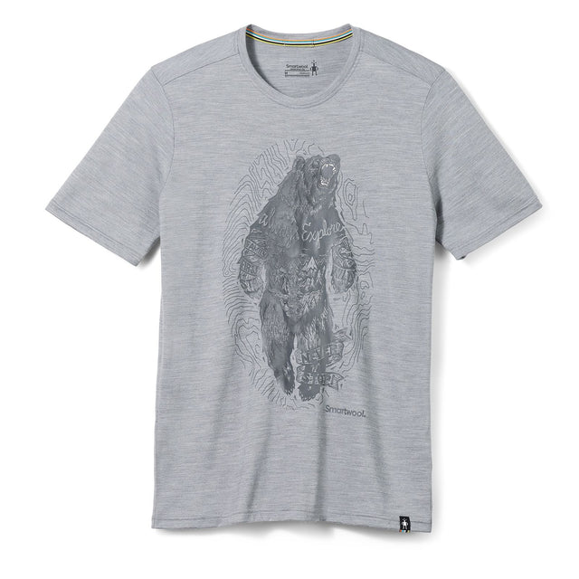 Tricou Barbati Smartwool M Always Explore Short Sleeve Graphic Slim Fit   Tricou Barbati Smartwool M Always Explore Short Sleeve Graphic Slim Fit