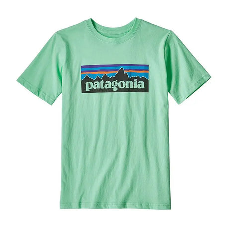 Tricou Copii Baieti Patagonia P-6 Logo Organic   Tricou Copii Baieti Patagonia P-6 Logo Organic
