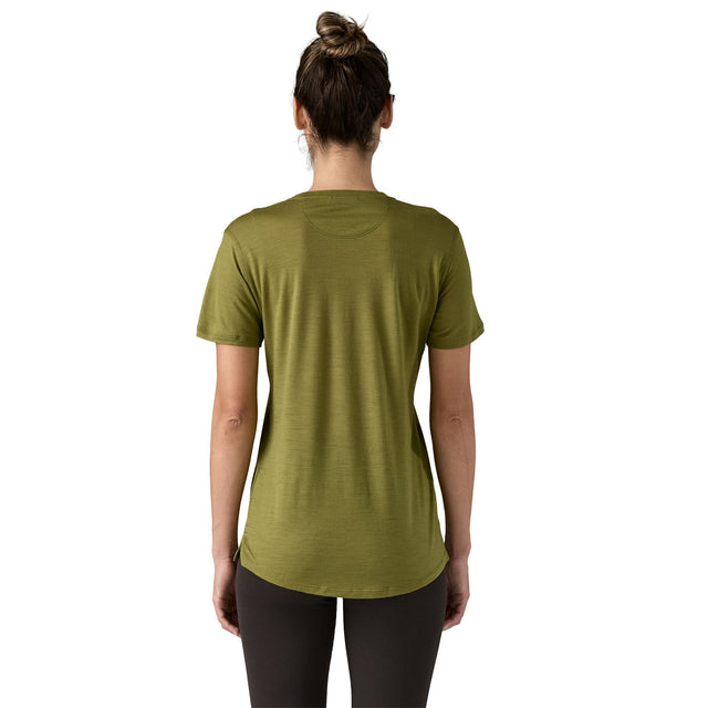 Tricou Femei Patagonia W Cap Cool Merino Blend Graphic   Tricou Femei Patagonia W Cap Cool Merino Blend Graphic