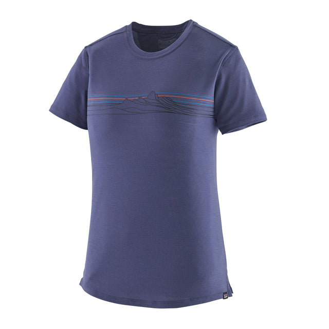 Tricou Femei Patagonia W Cap Cool Merino Blend Graphic   Tricou Femei Patagonia W Cap Cool Merino Blend Graphic