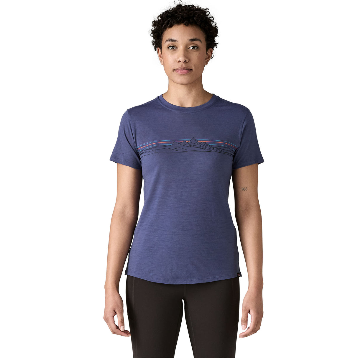 Tricou Femei Patagonia W Cap Cool Merino Blend Graphic