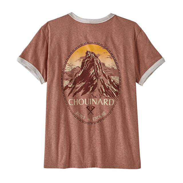 Tricou Femei Patagonia W Chouinard Crest Ringer Responsibili   Tricou Femei Patagonia W Chouinard Crest Ringer Responsibili