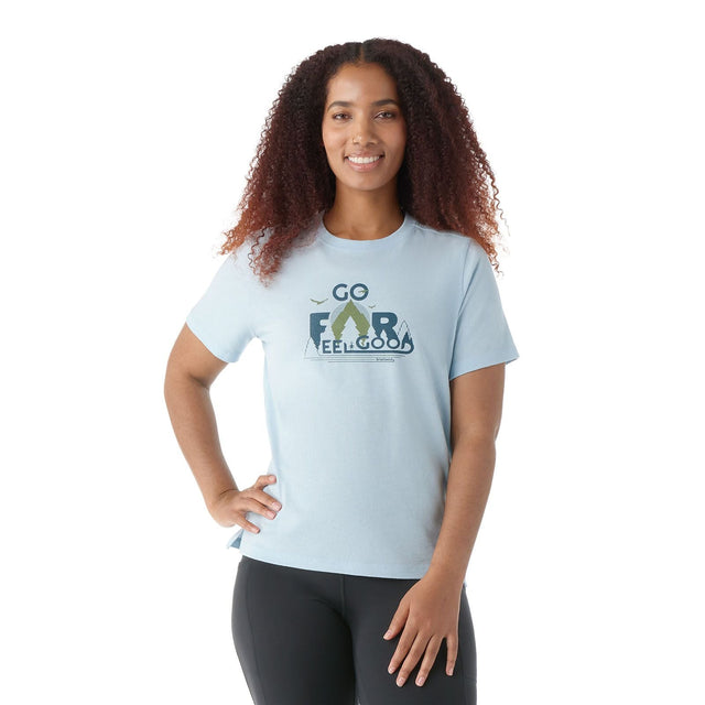 Tricou Femei Smartwool W Go Far. Feel Good. Graphic   Tricou Femei Smartwool W Go Far. Feel Good. Graphic