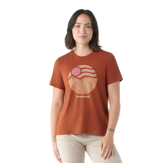 Tricou Femei Smartwool W Horizon View Graphic   Tricou Femei Smartwool W Horizon View Graphic