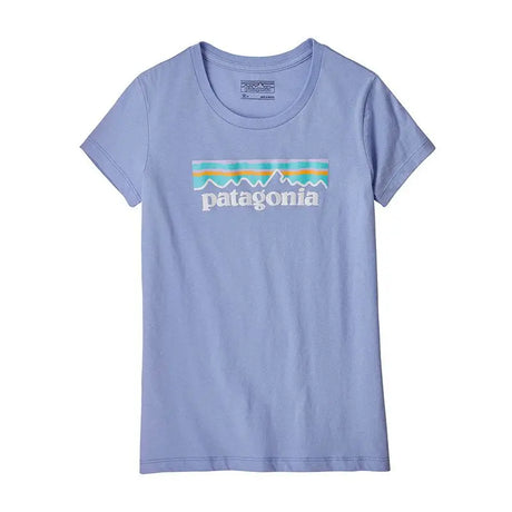 Tricou Copii Fete Patagonia Pastel P-6 Logo Organic   Tricou Copii Fete Patagonia Pastel P-6 Logo Organic
