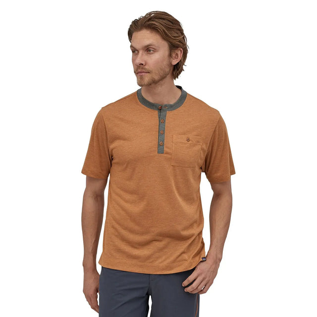 Tricou Patagonia M Capilene Cool Trail Bike Henley   Tricou Patagonia M Capilene Cool Trail Bike Henley
