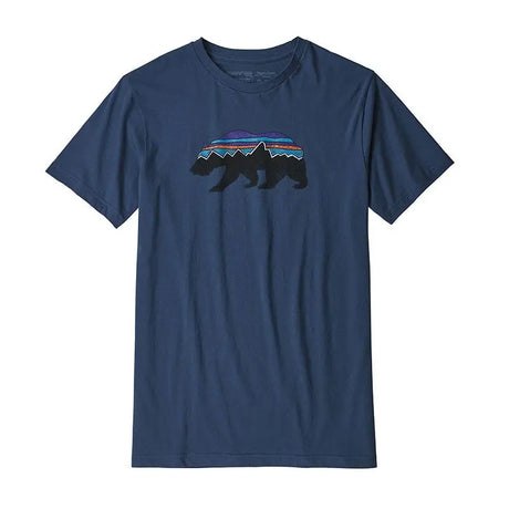 Tricou Patagonia M Fitz Roy Bear Organic Cotton   Tricou Patagonia M Fitz Roy Bear Organic Cotton
