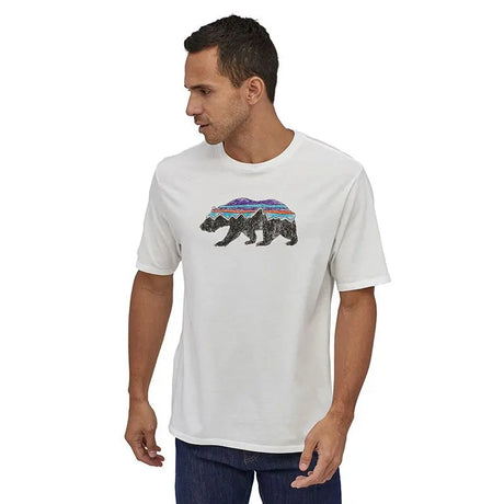 Tricou Patagonia M Fitz Roy Bear Organic   Tricou Patagonia M Fitz Roy Bear Organic