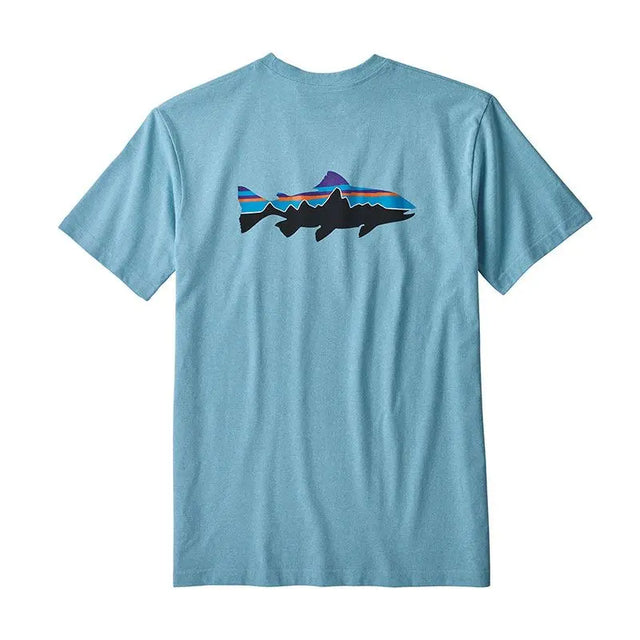 Tricou Patagonia M Fitz Roy Trout Responsibili-Tee   Tricou Patagonia M Fitz Roy Trout Responsibili-Tee