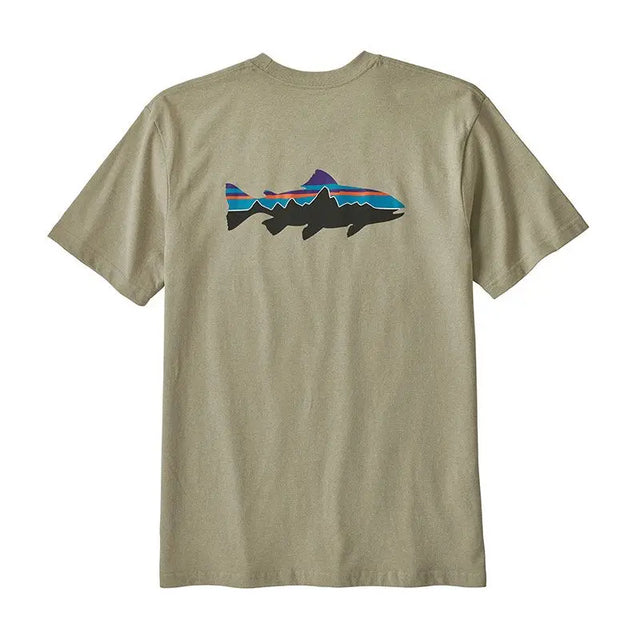 Tricou Patagonia M Fitz Roy Trout Responsibili-Tee   Tricou Patagonia M Fitz Roy Trout Responsibili-Tee