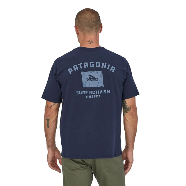 Tricou Patagonia M Fly The Flag Responsibili   Tricou Patagonia M Fly The Flag Responsibili