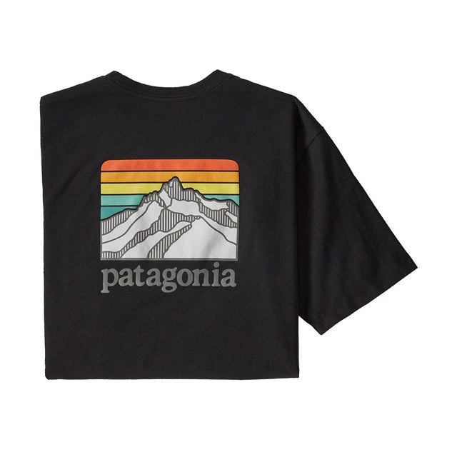 Tricou Patagonia M Line Logo Ridge Pocket Responsibili   Tricou Patagonia M Line Logo Ridge Pocket Responsibili