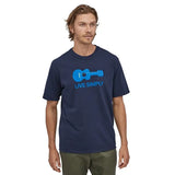 Tricou Patagonia M Live Simply Guitar Responsibili   Tricou Patagonia M Live Simply Guitar Responsibili