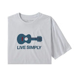 Tricou Patagonia M Live Simply Guitar Responsibili   Tricou Patagonia M Live Simply Guitar Responsibili