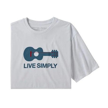 Tricou Patagonia M Live Simply Guitar Responsibili   Tricou Patagonia M Live Simply Guitar Responsibili