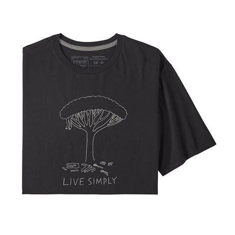 Tricou Patagonia M Live Simply Midleaf Crisis Organic   Tricou Patagonia M Live Simply Midleaf Crisis Organic