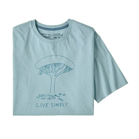 Tricou Patagonia M Live Simply Midleaf Crisis Organic   Tricou Patagonia M Live Simply Midleaf Crisis Organic