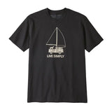 Tricou Patagonia M Live Simply Wind Powered Responsibili-Tee   Tricou Patagonia M Live Simply Wind Powered Responsibili-Tee