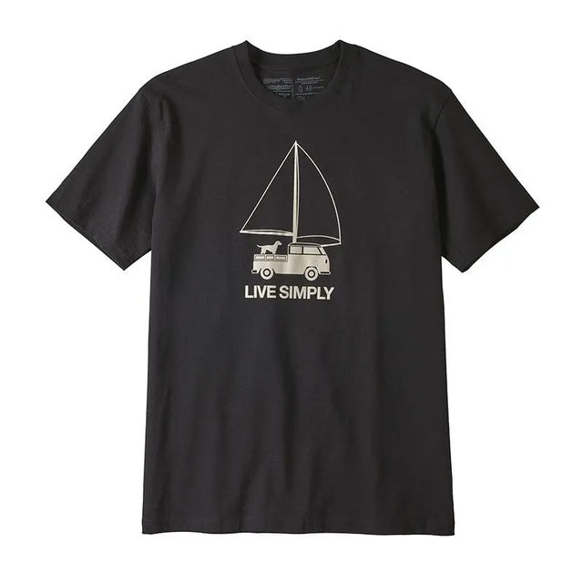Tricou Patagonia M Live Simply Wind Powered Responsibili-Tee   Tricou Patagonia M Live Simply Wind Powered Responsibili-Tee