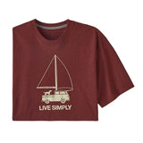 Tricou Patagonia M Live Simply Wind Powered Responsibili-Tee   Tricou Patagonia M Live Simply Wind Powered Responsibili-Tee