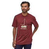 Tricou Patagonia M Live Simply Wind Powered Responsibili-Tee   Tricou Patagonia M Live Simply Wind Powered Responsibili-Tee