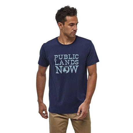 Tricou Patagonia M Public Lands Now Organic   Tricou Patagonia M Public Lands Now Organic