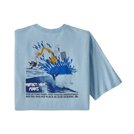 Tricou Patagonia M Pyp Trash Coast Responsibili   Tricou Patagonia M Pyp Trash Coast Responsibili