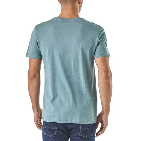 Tricou Patagonia M Text Logo Organic   Tricou Patagonia M Text Logo Organic