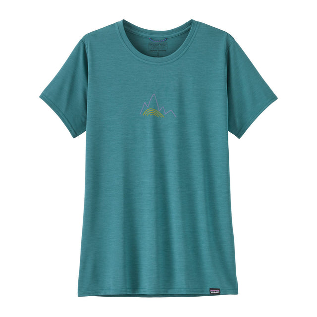 Tricou Patagonia W Capilene Cool Daily Graphic Lands   Tricou Patagonia W Capilene Cool Daily Graphic Lands
