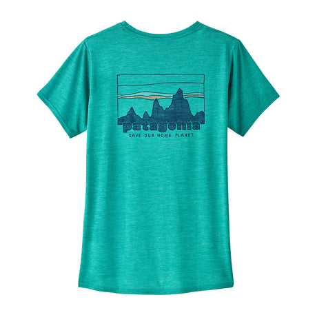 Tricou Patagonia W Capilene Cool Daily Graphic