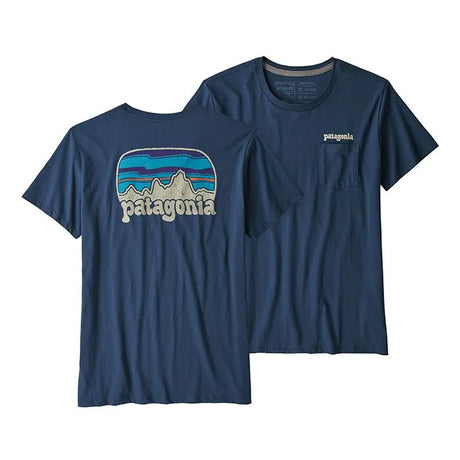 Tricou Patagonia W Fitz Roy Far Out Organic Crew Pocket   Tricou Patagonia W Fitz Roy Far Out Organic Crew Pocket