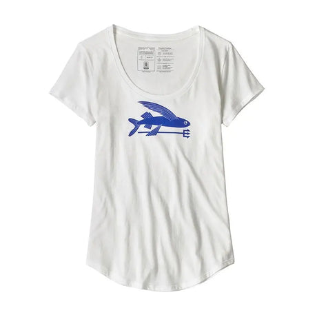 Tricou Patagonia W Flying Fish Organic Scoop   Tricou Patagonia W Flying Fish Organic Scoop