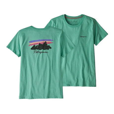Tricou Patagonia W Free Hand Fitz Roy Organic Crew   Tricou Patagonia W Free Hand Fitz Roy Organic Crew